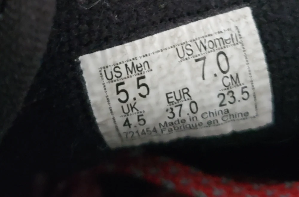 VANS Hiker Suede Sentry Sk8-Hi Shoes Women's Size 7 - Picture 5 of 7